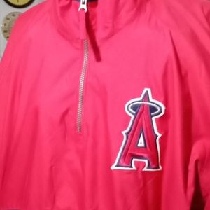 Los Angeles Angels MLB  Windbreaker Jacket Men's Large mint condition.